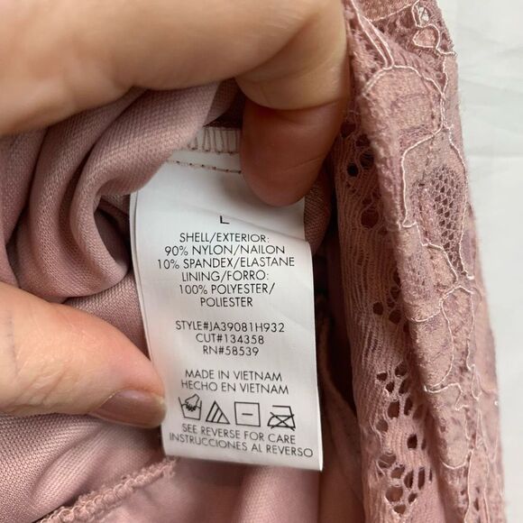 New Speechless Rose Lace A-line Dress Size Large - Picture 9 of 11